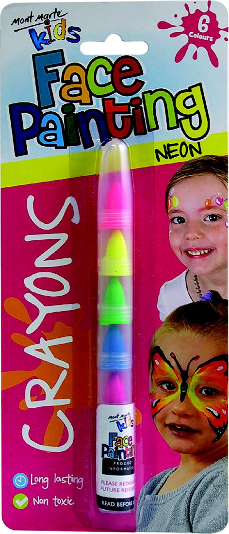 Face Painting Crayons - Neon