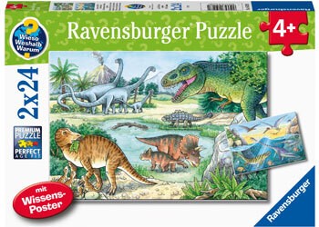 RBURG - DINOSAURS OF LAND AND SEA 2X24PC