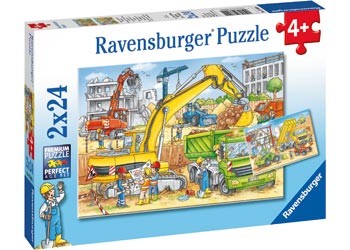 RBURG - HARD AT WORK PUZZLE 2X24PC