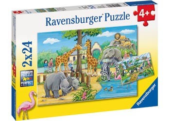 RBURG - WELCOME TO THE ZOO PUZZLE 2X24PC