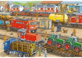 RBURG - BUSY TRAIN STATION PUZZLE 2X24PC