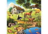 RBURG - FOREST ZOO & PETS PUZZLE 3X49PC