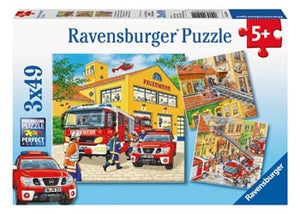 RBURG - FIRE BRIGADE RUN PUZZLE 3X49PC