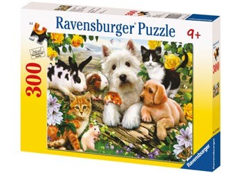 RBURG - HAPPY ANIMAL BABIES PUZZLE 300PC