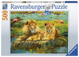 RBURG - LIONS IN THE SAVANNAH PUZZLE 500PC