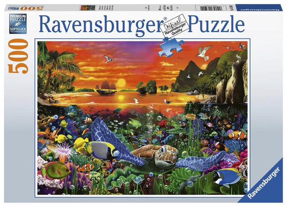 RBURG - TURTLE IN THE REEF PUZZLE 500PC