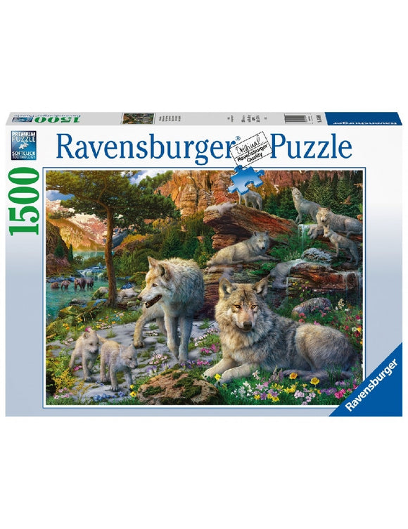 RBURG - WOLVES IN SPRING PUZZLE 1500PC