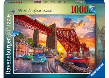 RBURG - FORTH BRIDGE AT SUNSET PUZZLE 1000PC