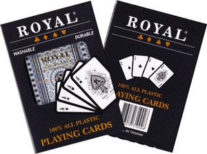 ROYAL 100% PLASTIC SINGLE DECK CARDS