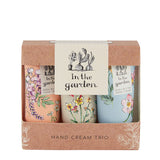 HEATHCOTE & IVORY IN THE GARDEN HAND CREAM TRIO