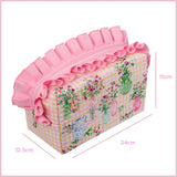 HEATHCOTE & IVORY SWEET PEA RUFFLE WASH BAG