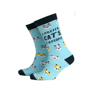 SOCK THERAPY - I PREFER CATS TO PEOPLE MENS