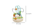 JUNGLE ANIMAL SMALL ROLLER COASTER BEAD MAZE ASST