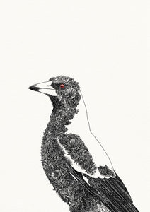 GREETING CARD - MAGPIE