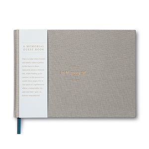 GUEST BOOK IN MEMORY OF