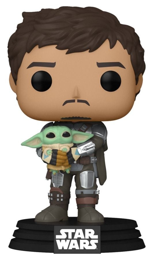 STAR WARS: THE MANDALORIAN - MANDALORIAN WITH GROGU POP! VINYL