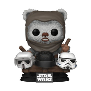 STAR WARS RETURN OF THE JEDI 40TH ANNIVERSARY - EWOK WITH HELMETS US EXCLUSIVE POP! VINYL