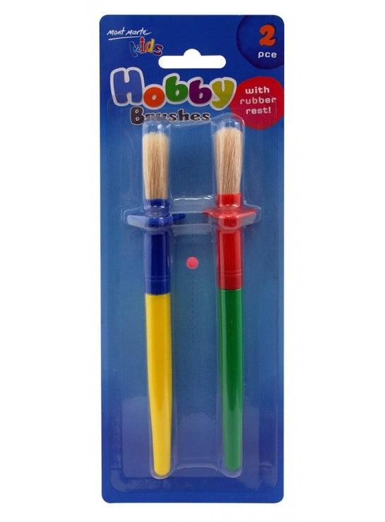 Hobby Brush with Rest 2pc