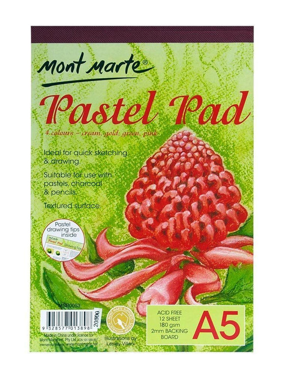 Pastel Pad acid free 4 colours 190gsm A5 MSB0053
