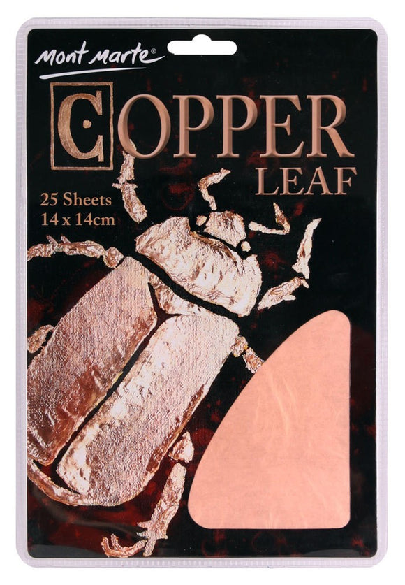 Imitation Copper Leaf 14x14cm 25 sheet MAXX0023