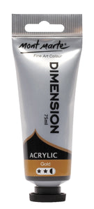 Dimension Acrylic 75mls Gold PMDA0042