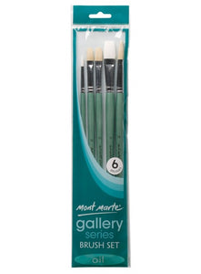Gallery Series Brush Set Oils 6pc