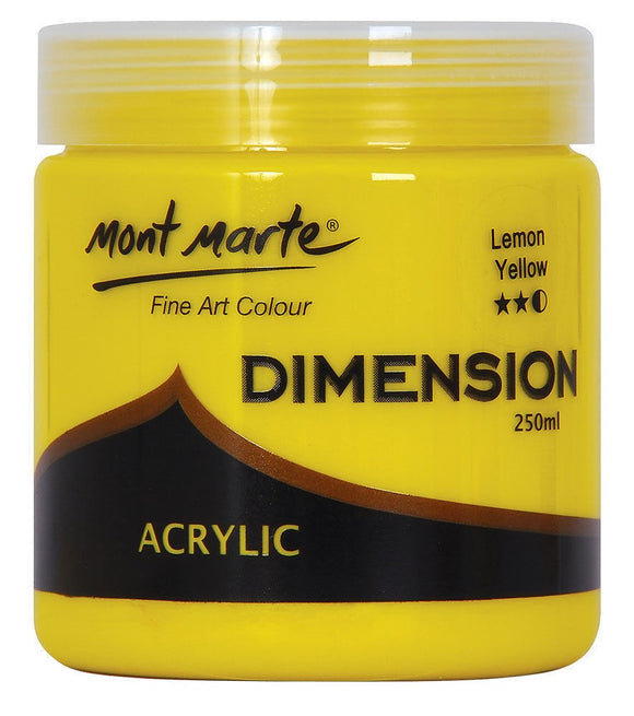 Dimension Acrylic 250mls - Lemon Yellow