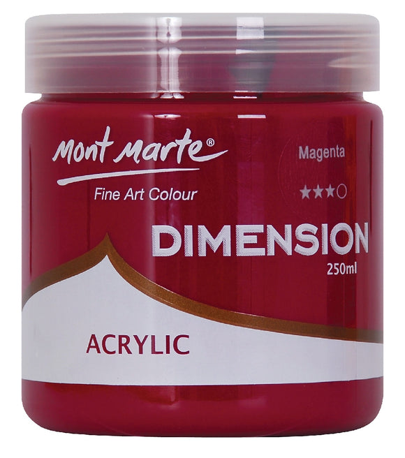 Dimension Acrylic 250mls Magenta