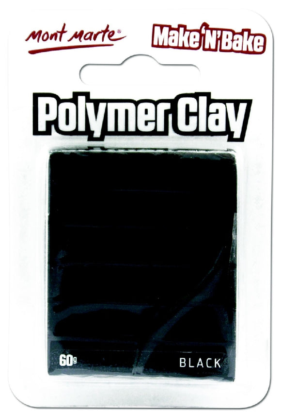 Make n Bake Polymer Clay - Black MMSP6005