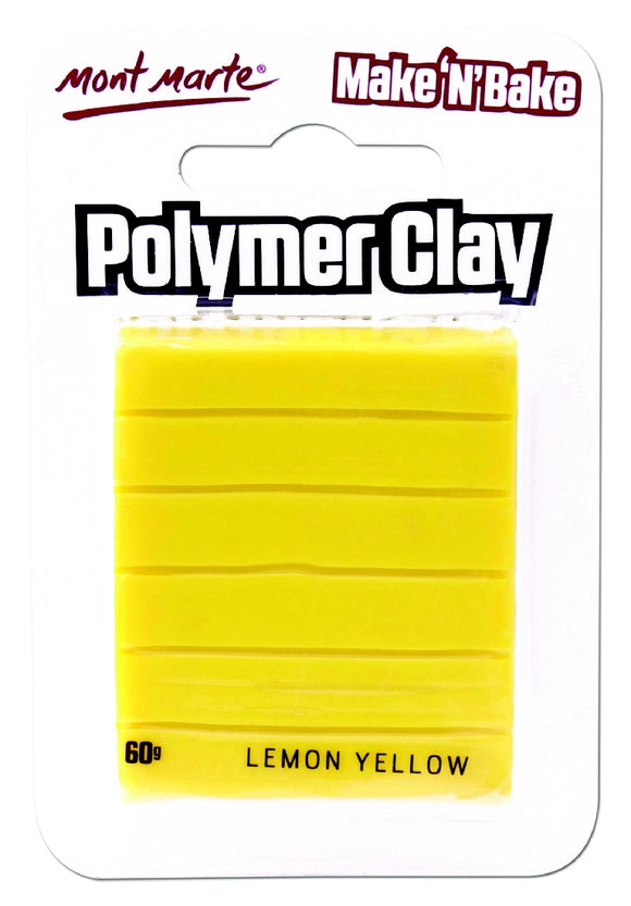 Make n Bake Polymer Clay - Lemon Yellow