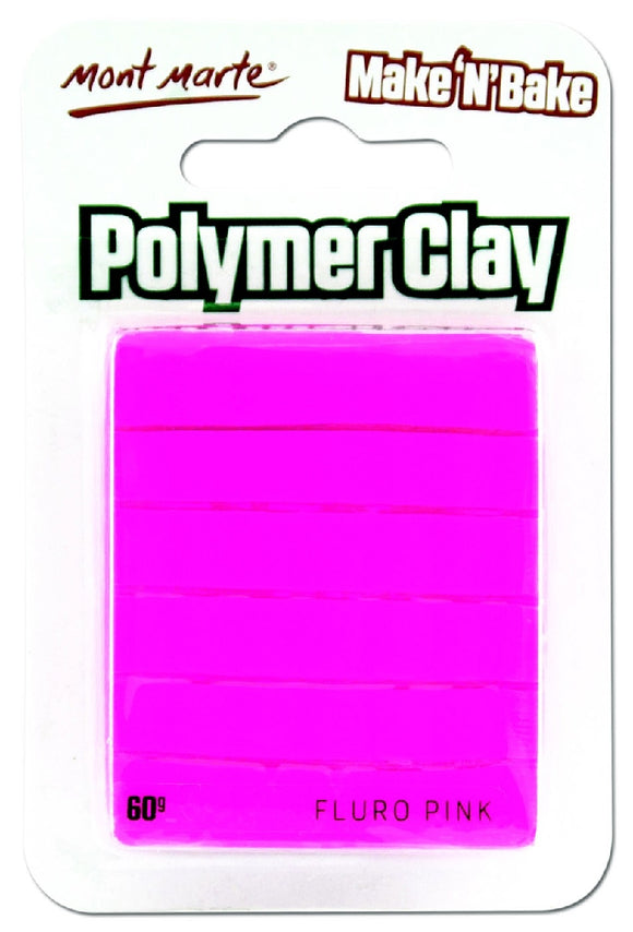 Make n Bake Polymer Clay - Fluro Pink MMSP6042