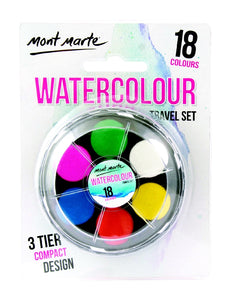 Watercolour Travel Set - 18pce