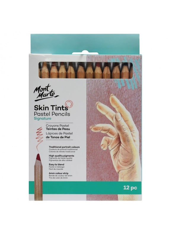 Skin Tints Pastel Pencils 12pce