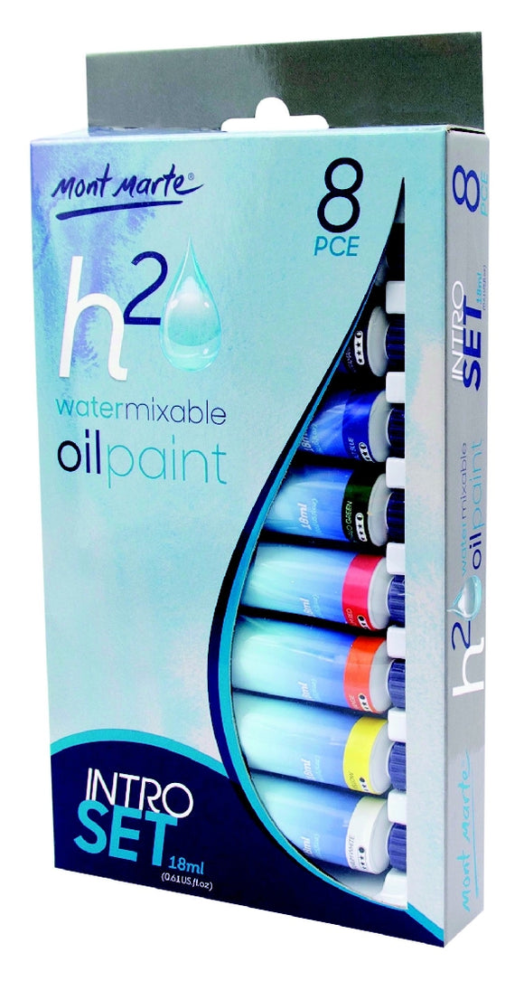 Water Mixable Oil Paint Intro Set 8pce x 18ml