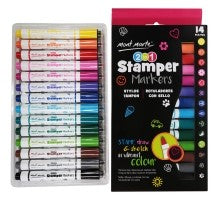 2 in 1 Stamper Markers 14pce