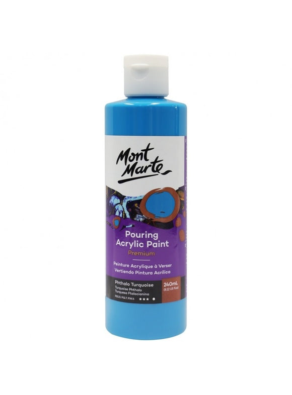 Pouring Acrylic 240ml - Phthalo Turquoise