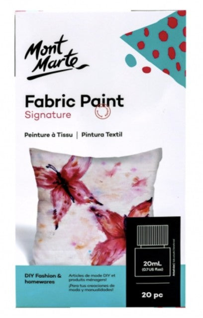 MM Fabric Paint Set 20pc x 20ml