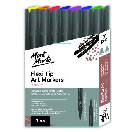 Flexi Tip Alcohol Art Markers 7pc – Merimbula Extra