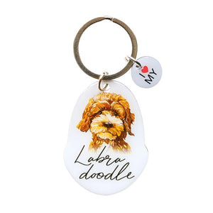 PET KEYRING - LABRADOODLE