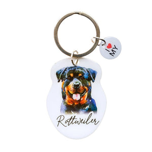 PET KEYRING - SCHNAUZER