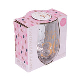 CELEBRATION 30TH GLITTER STEMLESS GLASS