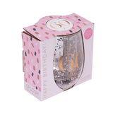 CELEBRATION 60TH GLITTER STEMLESS GLASS