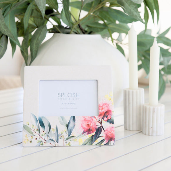 NATIVE BLOOMS 4X6 CERAMIC FRAME