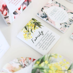 NATIVE BLOOMS FAMILY CERAMIC MAGNET