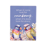 NATIVE BLOOMS RAINBOWS CERAMIC MAGNET