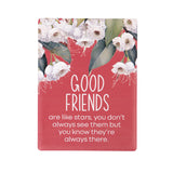 NATIVE BLOOMS GOOD FRIENDS CERAMIC MAGNET