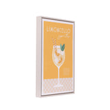 TUSCAN SUN LIMONCELLO FRAMED CANVAS 44X64