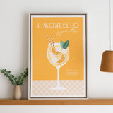 TUSCAN SUN LIMONCELLO FRAMED CANVAS 44X64