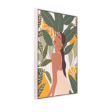 TUSCAN SUN GREEN GODDESS FRAMED CANVAS 64X94
