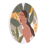 TUSCAN SUN GREEN GODDESS CERAMIC COASTER